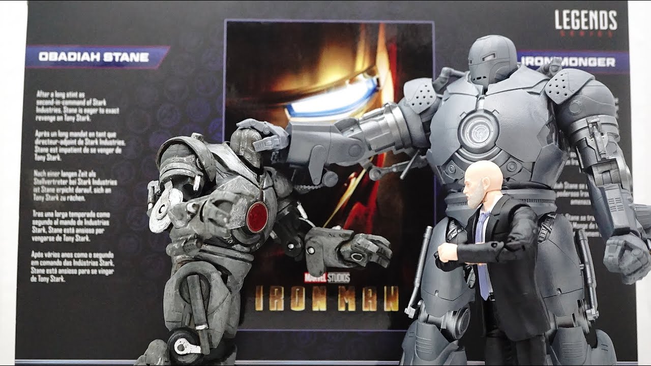 Marvel Legends Iron Monger and Obadiah Stane Infinity Saga 2-pack Review and Comparison
