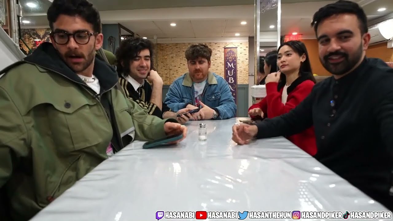 Dinner with Marche, LolOverruled, Chinese Hasan and Indian Politician talks about Biryani & Tattoos