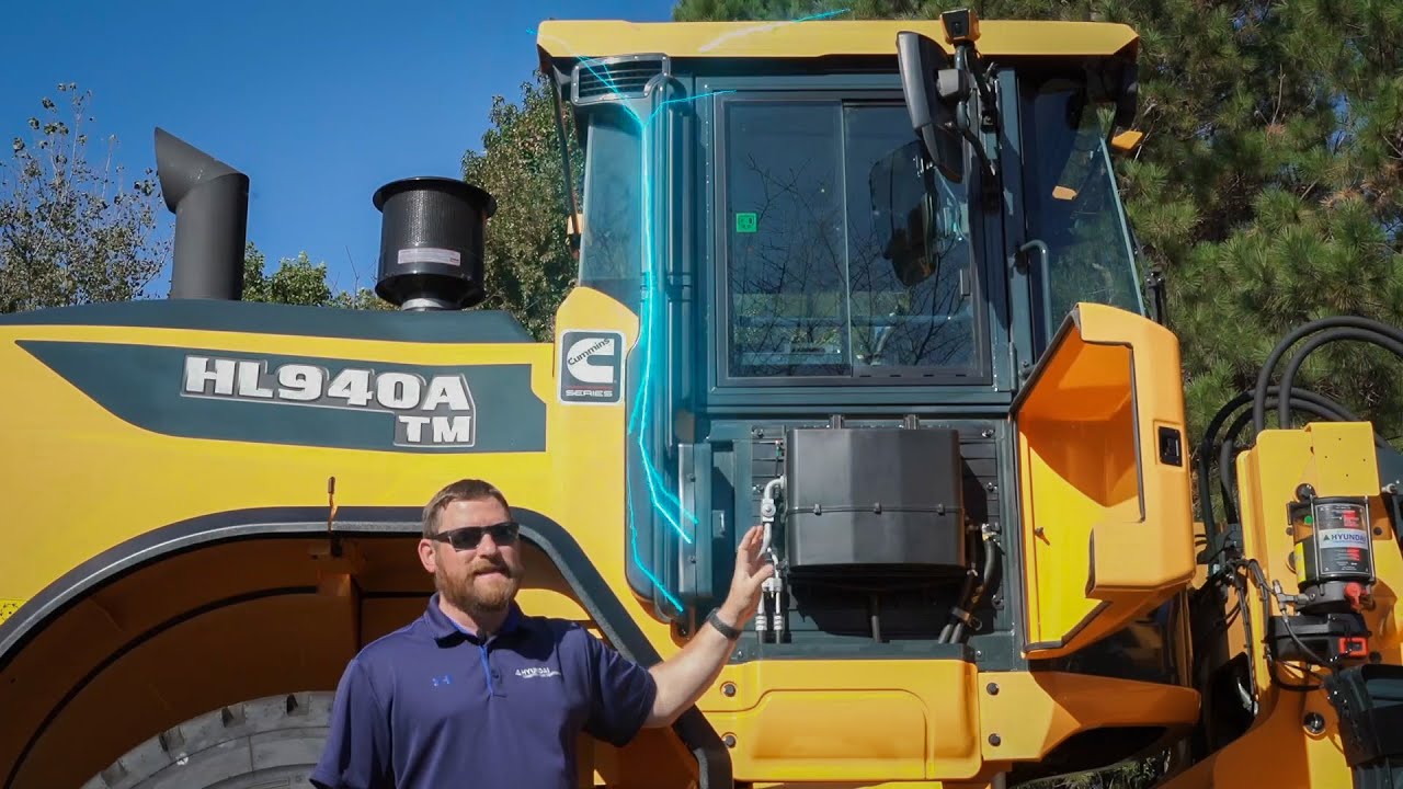 HL940A TM Hyundai A-Series Tool Master Wheel Loader New Features Walk-Around