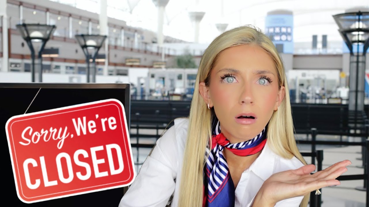 I showed up to work and security was CLOSED!! // Flight Attendant Life ✈️