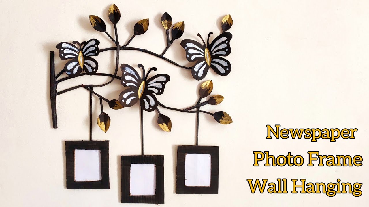 DIY Wall Hanging Craft Ideas | Newspaper Wall Decoration Ideas | Home Decoration | Room Decoration