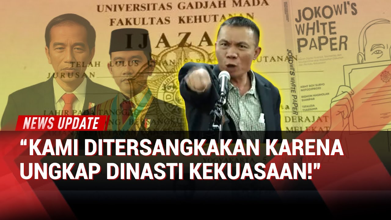 Kasus Ijazah Jokowi Memanas! Rismon: “Kami Ditersangkakan Karena Ungkap Dinasti Kekuasaan!”