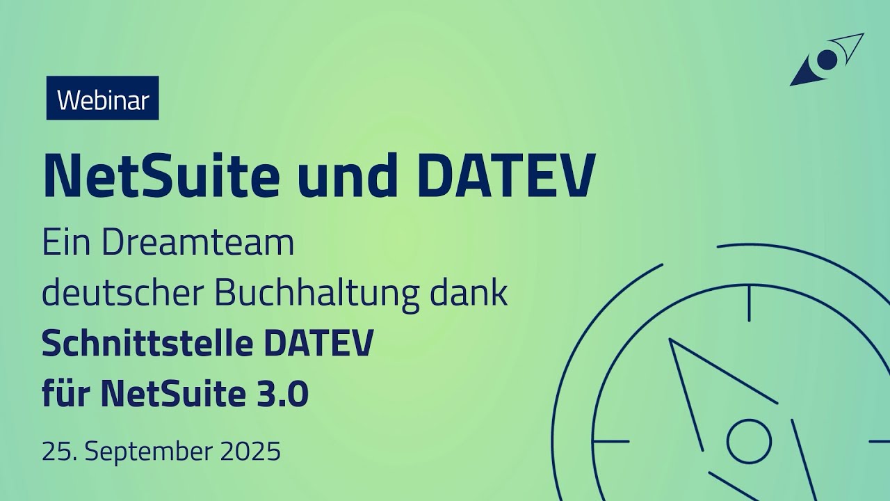 Webinar: Schnittstelle DATEV für NetSuite 3.0