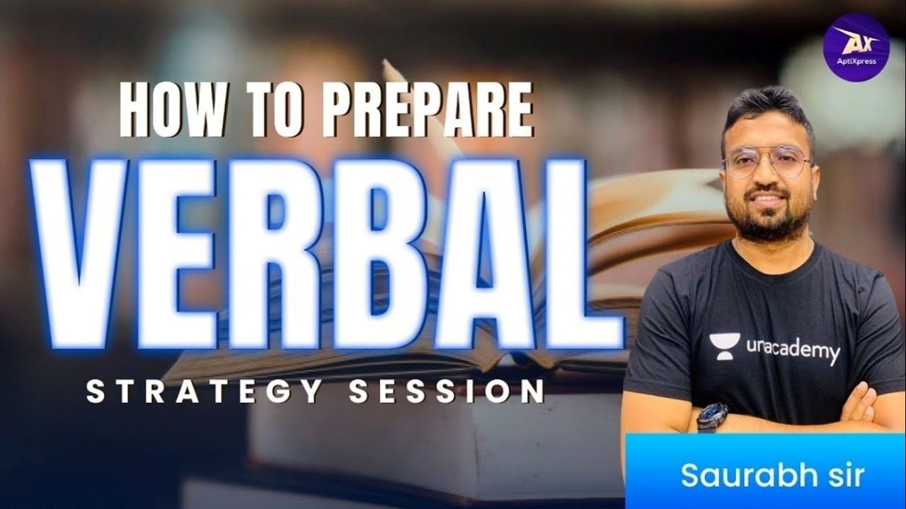 How to Prepare GATE Verbal? GATE Verbal Ability Special Session | Saurabh Thakur