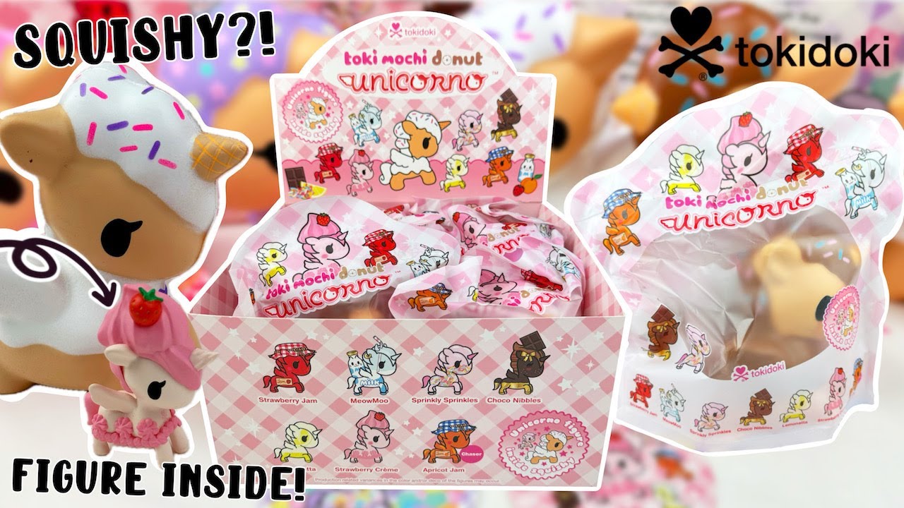 OPENING tokidoki toki mochi DONUT UNICORNO BLIND BOXES! UNICORNO SQUISHIES AND FIGURES?!