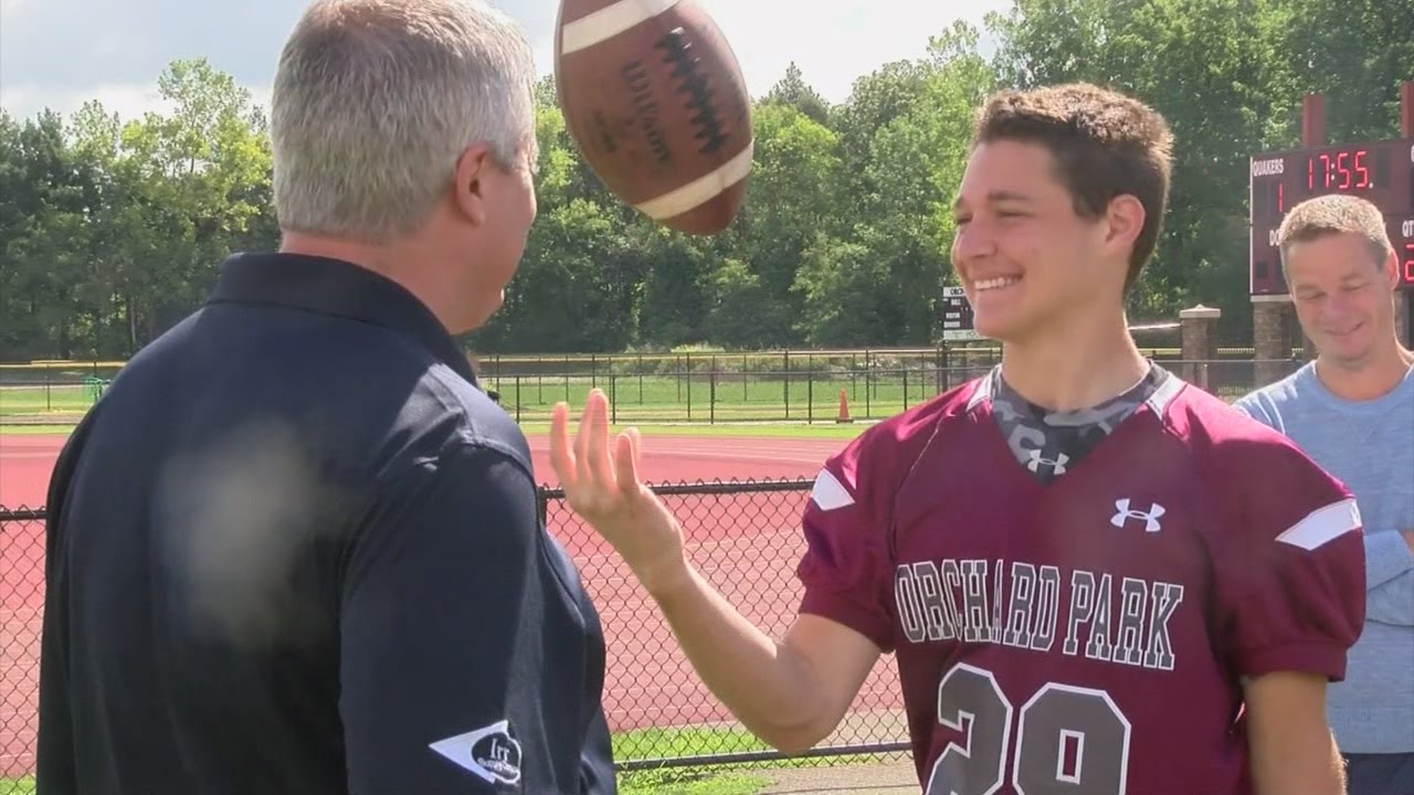 Orchard Park High School football player with autism able to play 5th year while appeal is processed