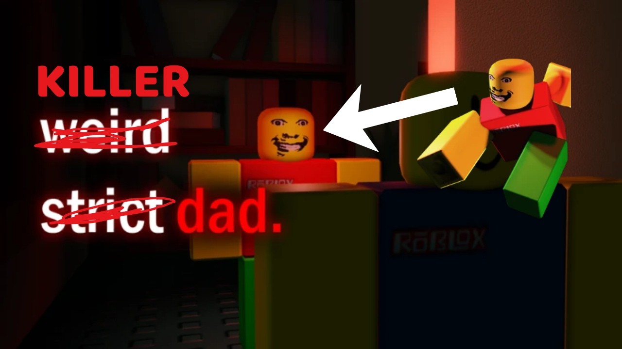 My dad is acting so strangely that I can't even imagine what he's like...