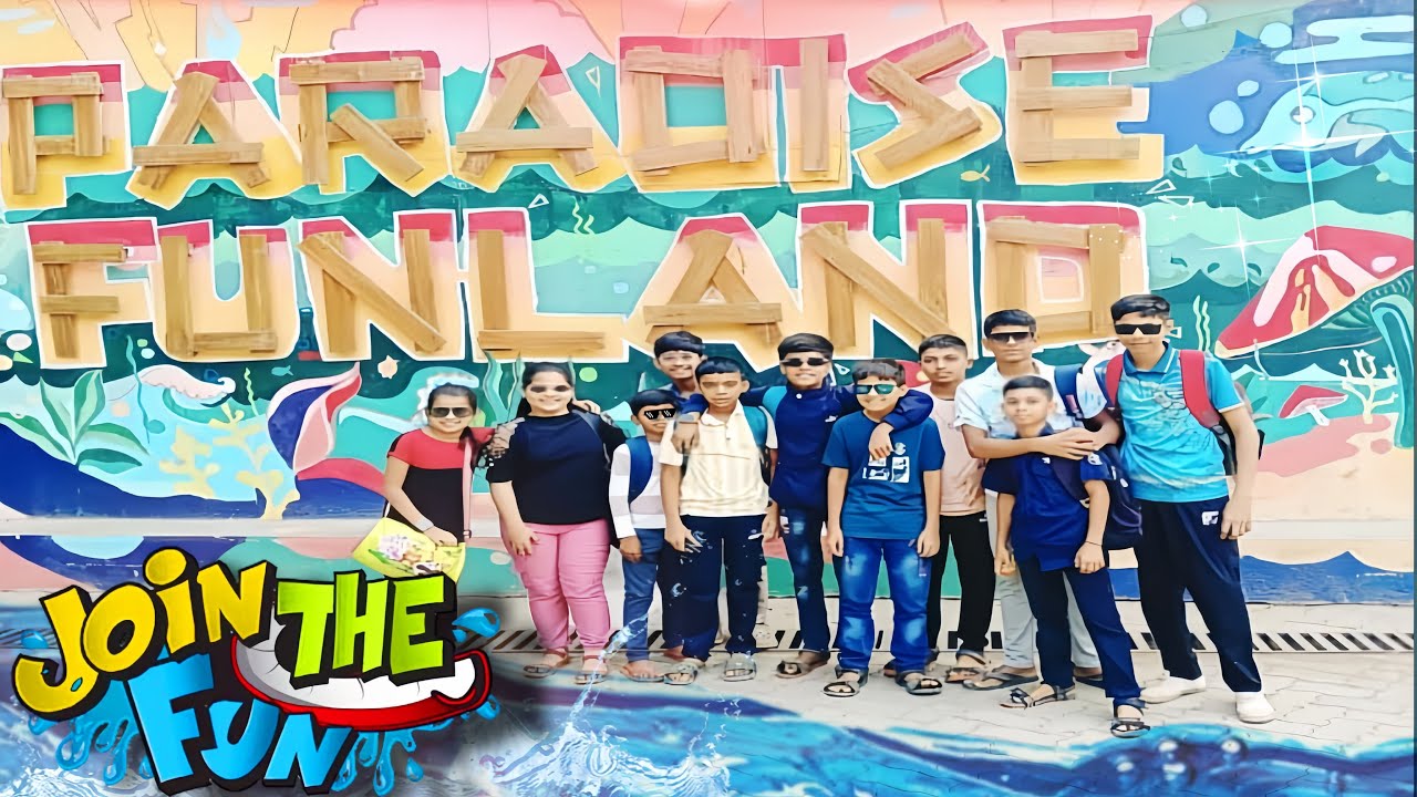 Paradise Funland WaterPark 🏊🏻 | Join The Fun WaterPark Masti | Extreme Slide And Activity