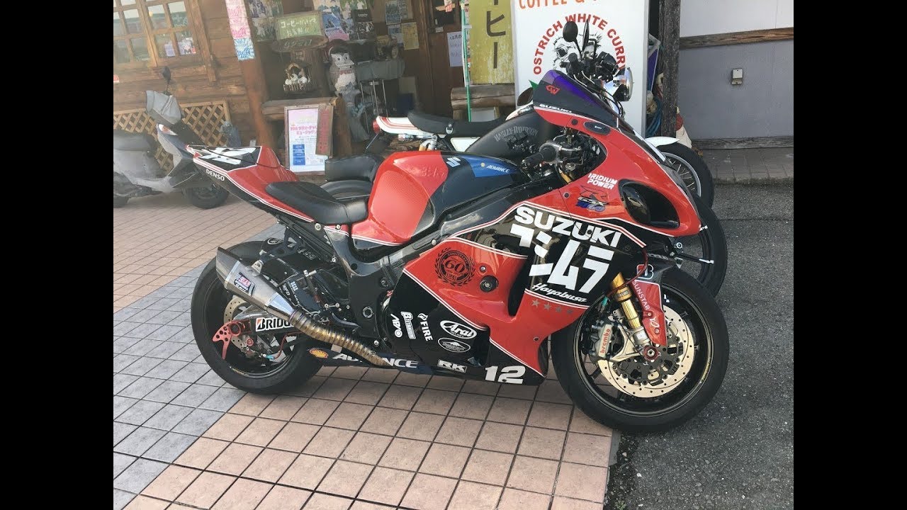 アサヒナレーシングヨシムラサウンドを聞け　2003 Suzuki GSX-R1300　ASAHINA RACING　2003 スズキ ハヤブサ　兵庫県　神戸　YOSHIMURA　津田拓也サイン入り
