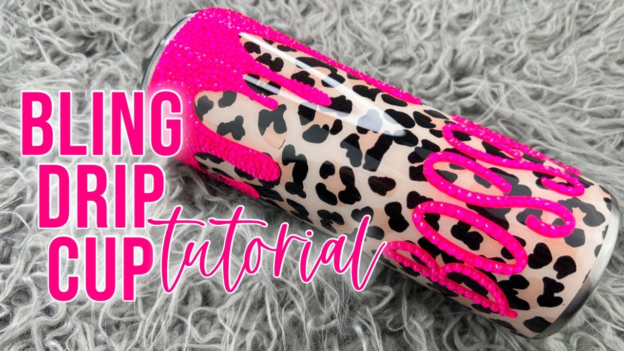 Rhinestone Drip Tumbler Tutorial