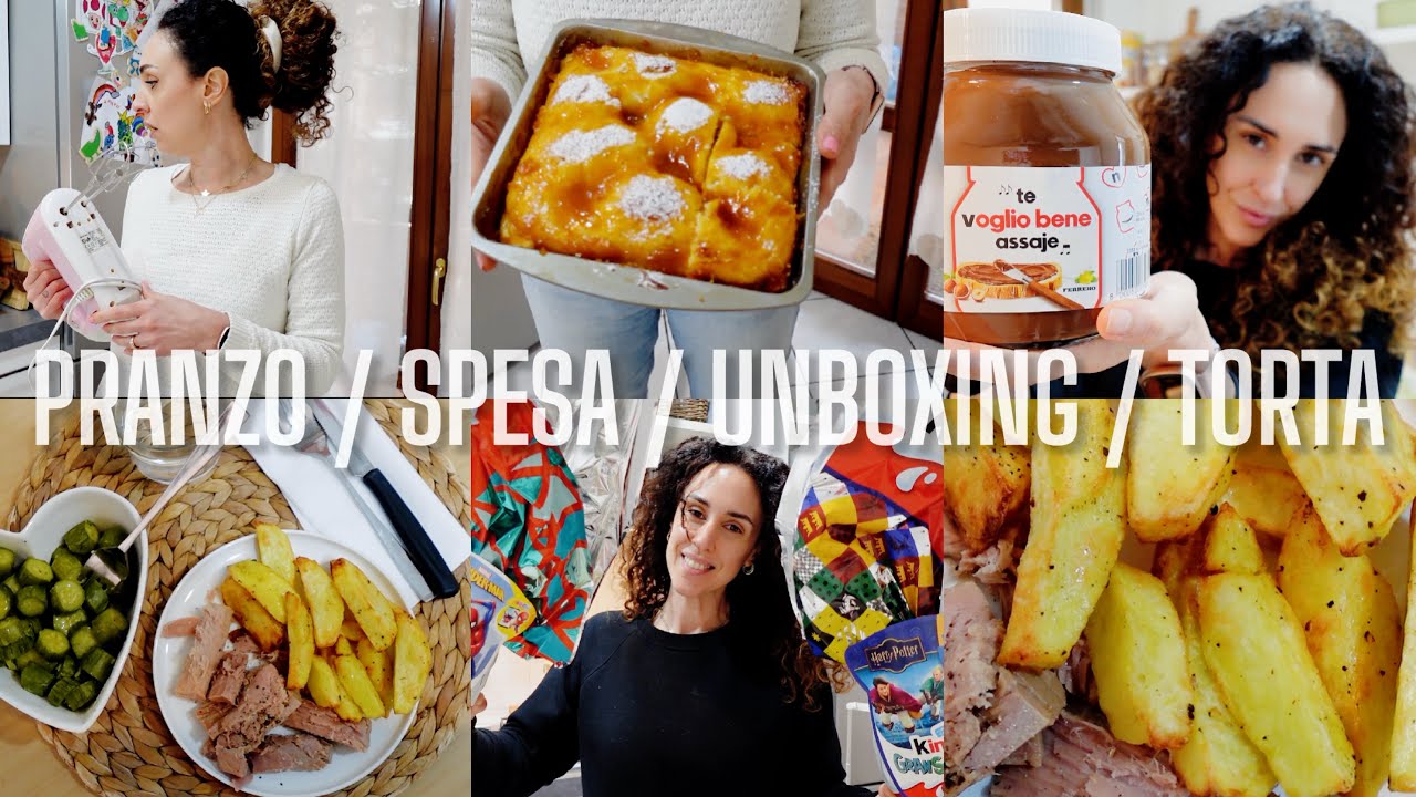 1 PRANZO Low Carb 🍟 1 SPESA COSTOSA 💸 1 UNBOXING 📦 1 TORTA da colazione 🥧 (e aggiornamenti extra!)