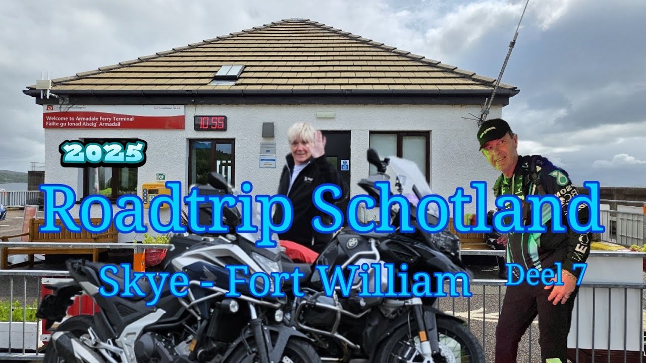 Op de motor naar Schotland 2025, deel 7, Portree naar Fort William