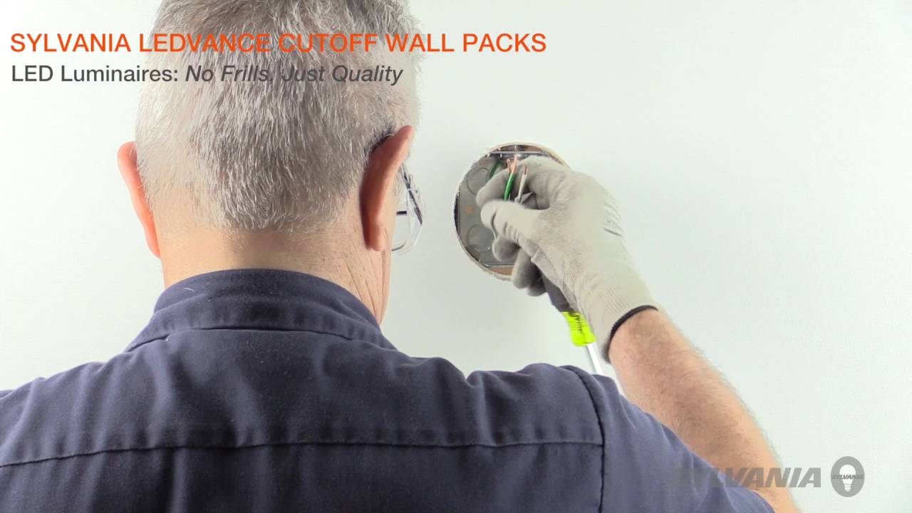 SYLVANIA LEDVANCE Cut off Wallpack Luminaire  - Installation Video