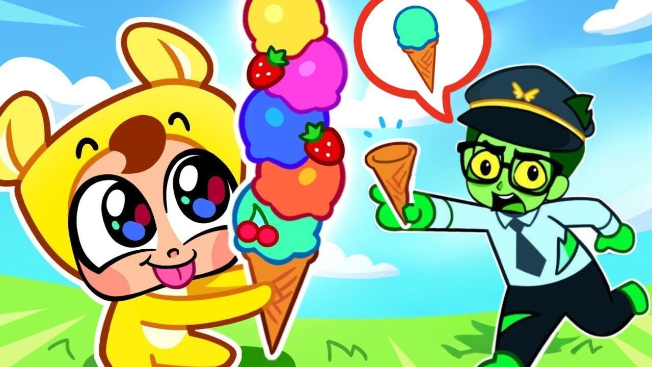 Zombie, I Want It! 😂🧟‍♂️ | Sharing Is Caring | Funny Kids Cartoon