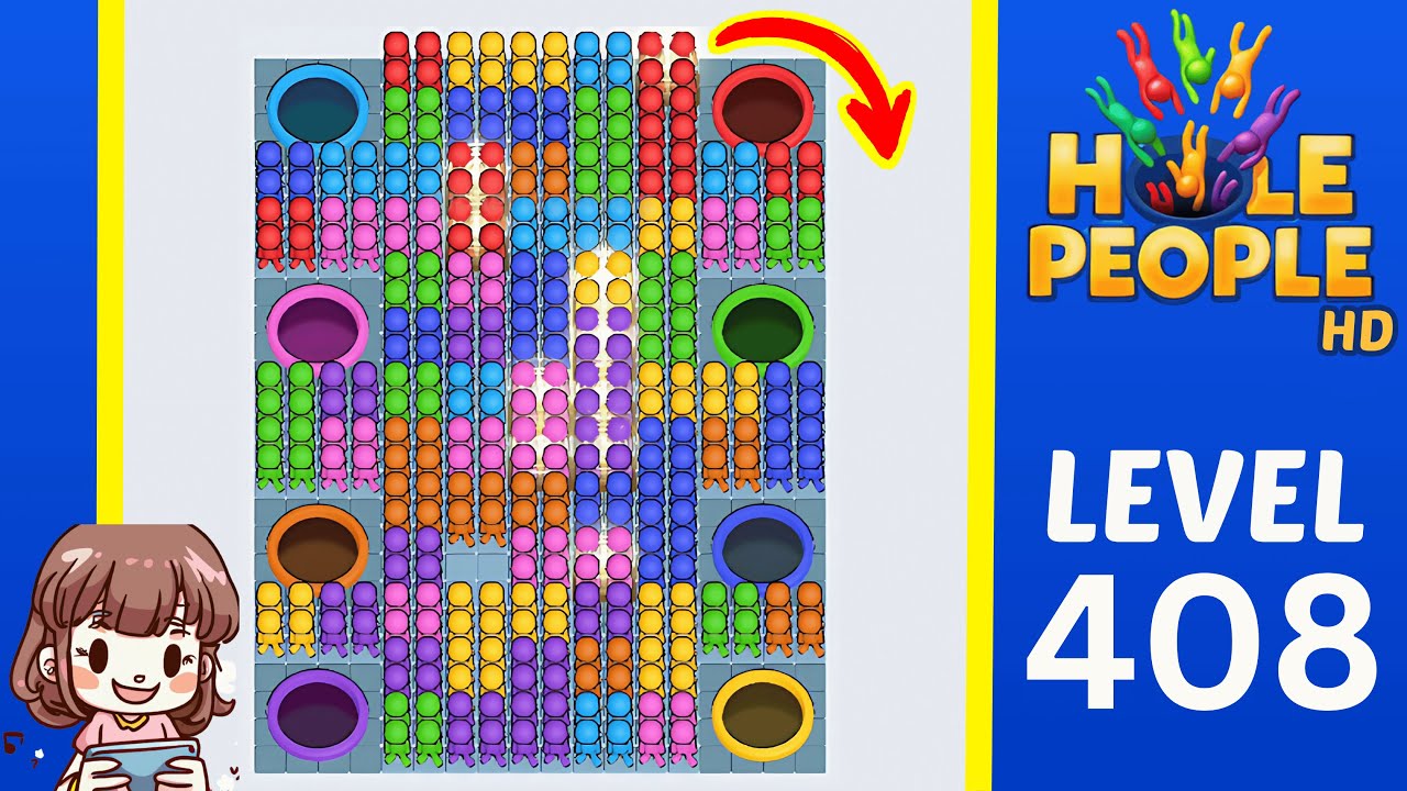 Hole People Level 408 Solution Walkthrough