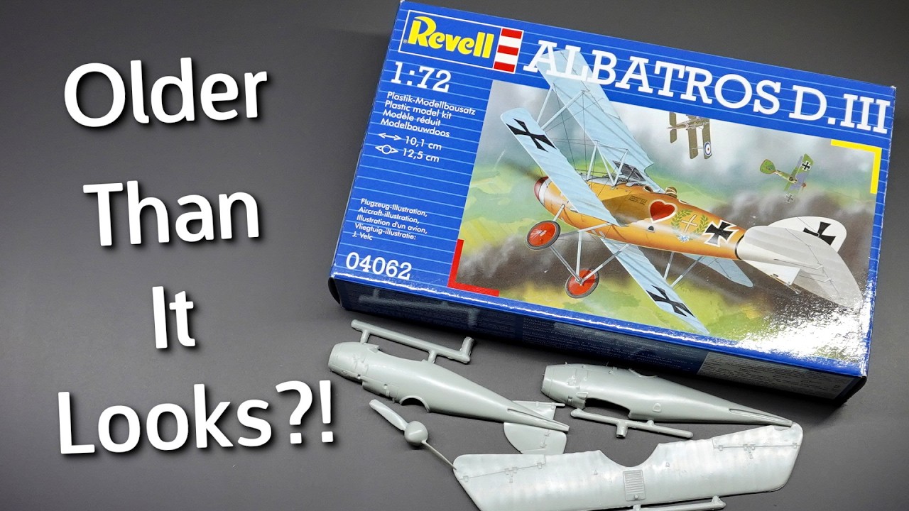 A Pretty Vintage Kit? Revell Albatros D.III Plastic Model Kit in 1/72 Scale - Unboxing Review
