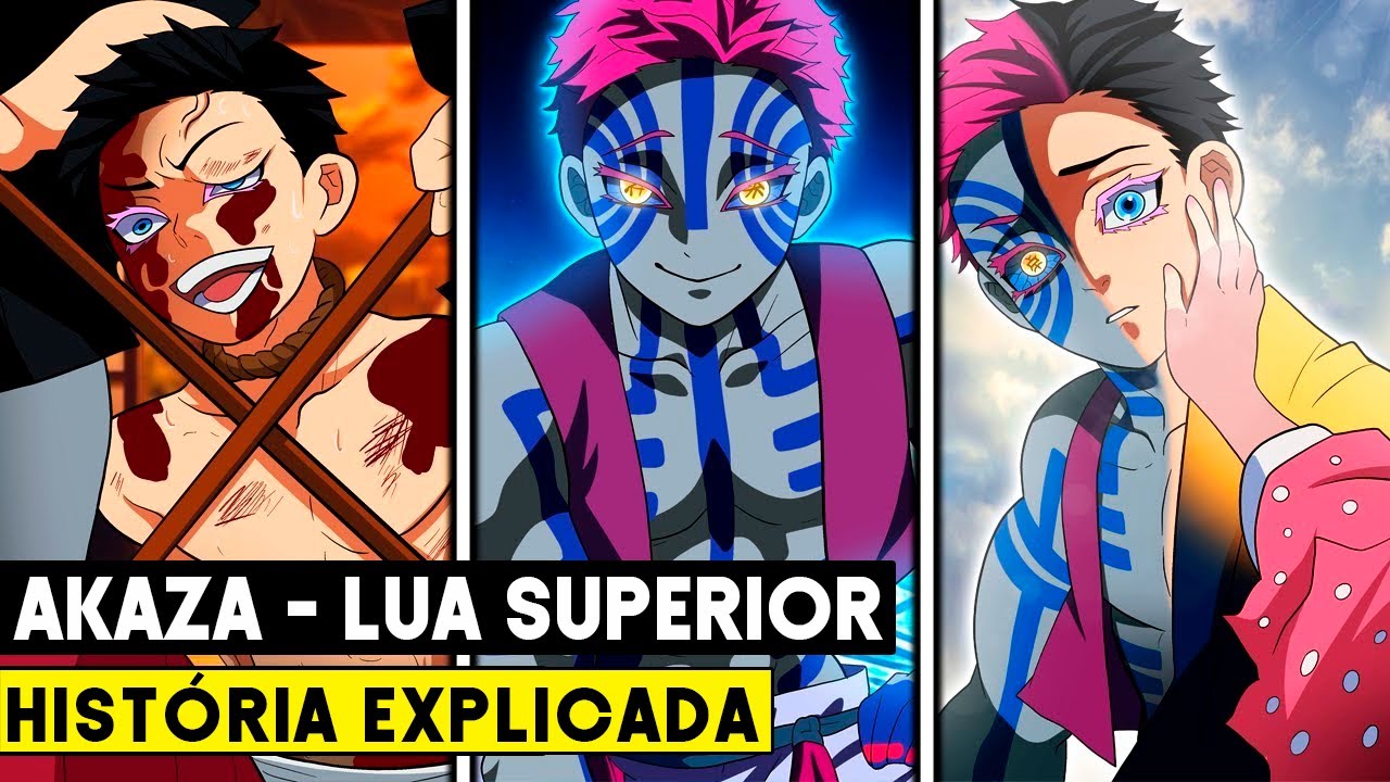 A HISTÓRIA DE AKAZA - A ORIGEM DO LUA SUPERIOR 3 E PODERES | DEMON SLAYER - KIMETSU NO YAIBA