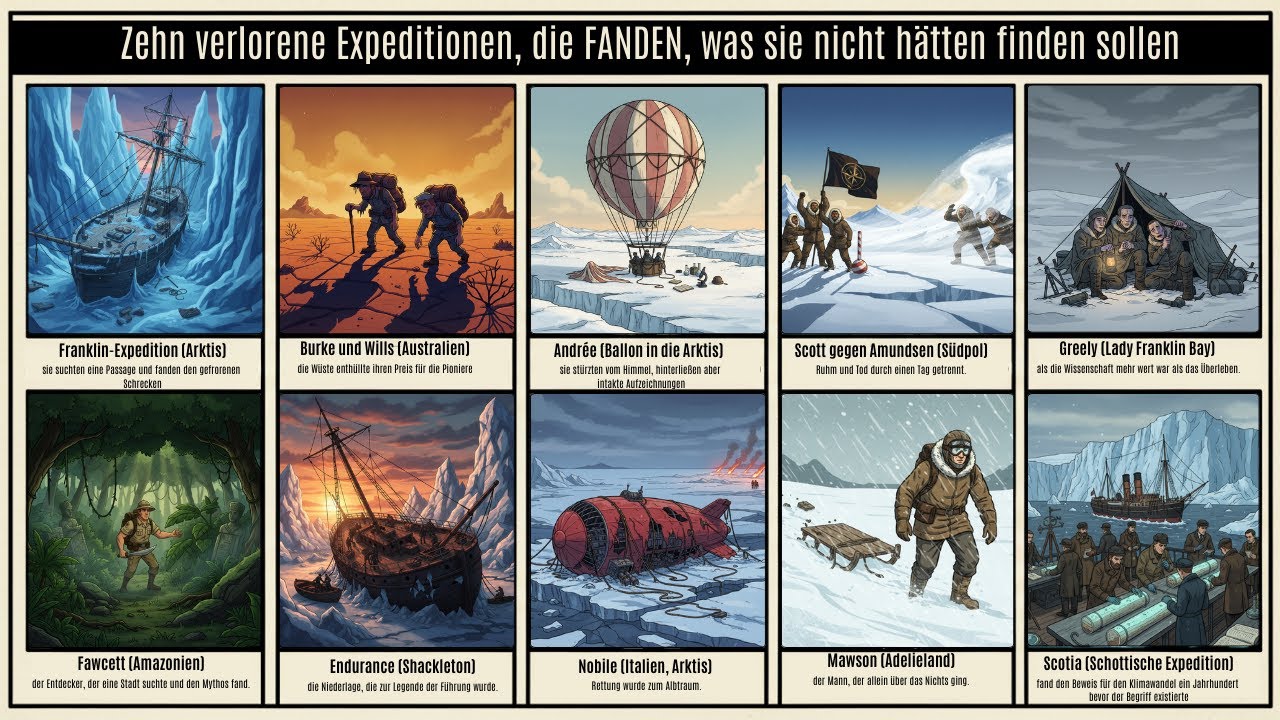 10 Verlorene EXPEDITIONEN Die Fanden Was Sie Niemals Hätten Finden Dürfen