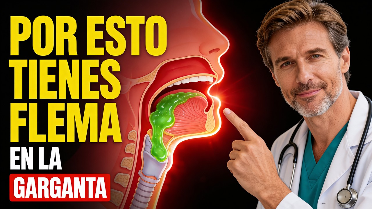 La VERDADERA Causa de la FLEMA PERSISTENTE (Moco en la Garganta)