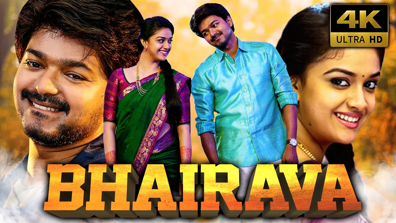 BHAIRAVA (4K) - Thalapathy Vijay Action Blockbuster Hindi Dubbed Movie | Keerthy Suresh, Jagapathi |