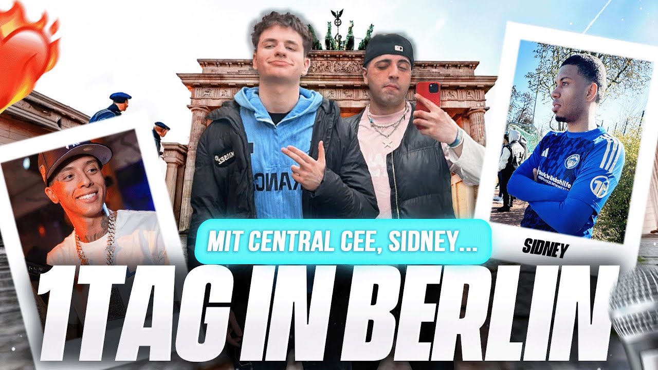 1 TAG IN BERLIN MIT SIDNEY & METIN 👀🔥 (DELAY SPIEL, CENTRAL CEE KONZERT…)
