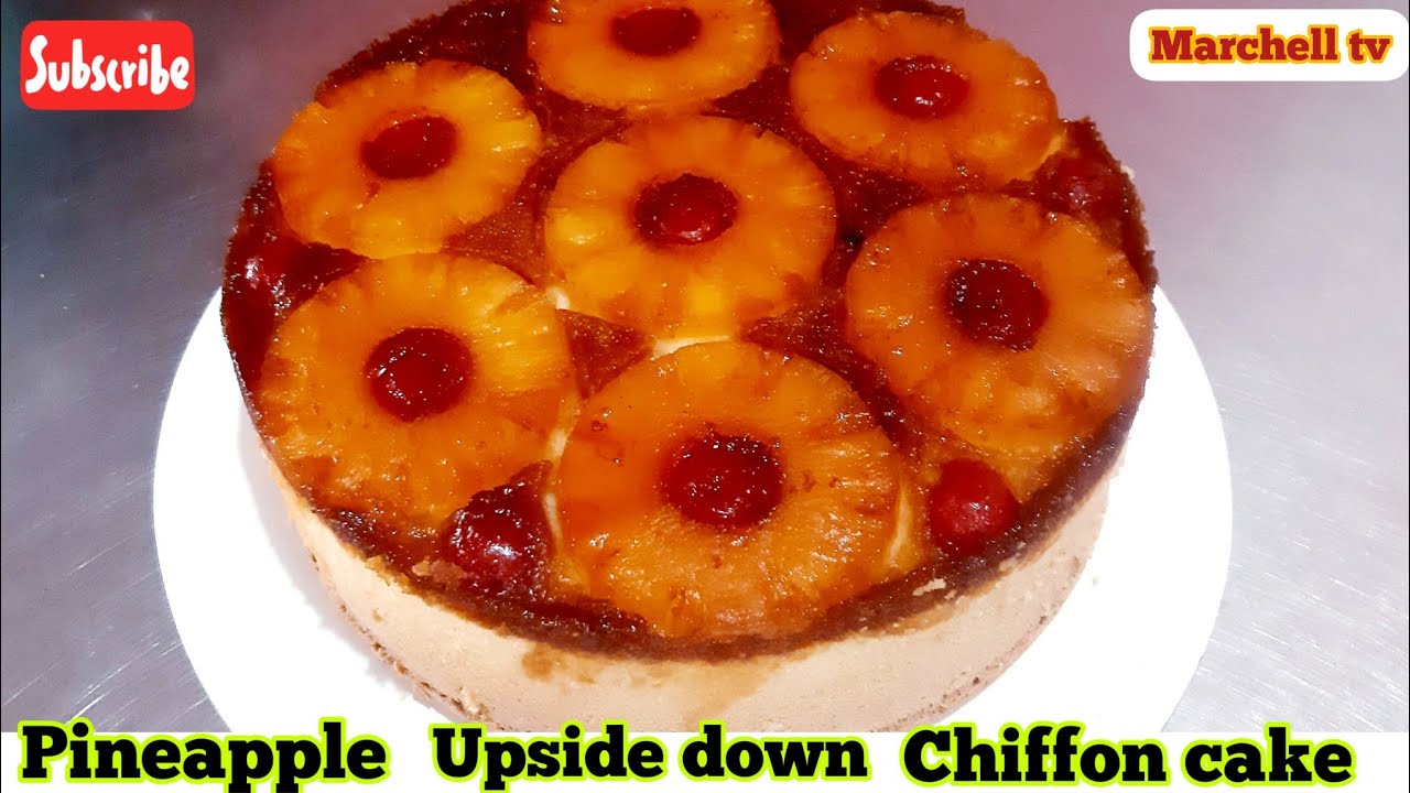 how to make pineapple upside down chiffon cake? paano gumawa ng pineapple upside down?pangnegosyo