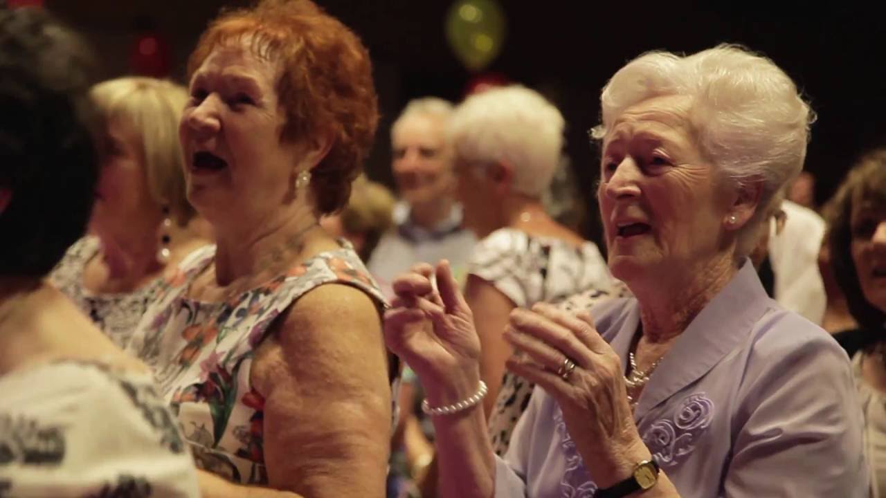 Local Dublin senior citizens dance the night away ar RCSI / DCC Ballroom of Romance