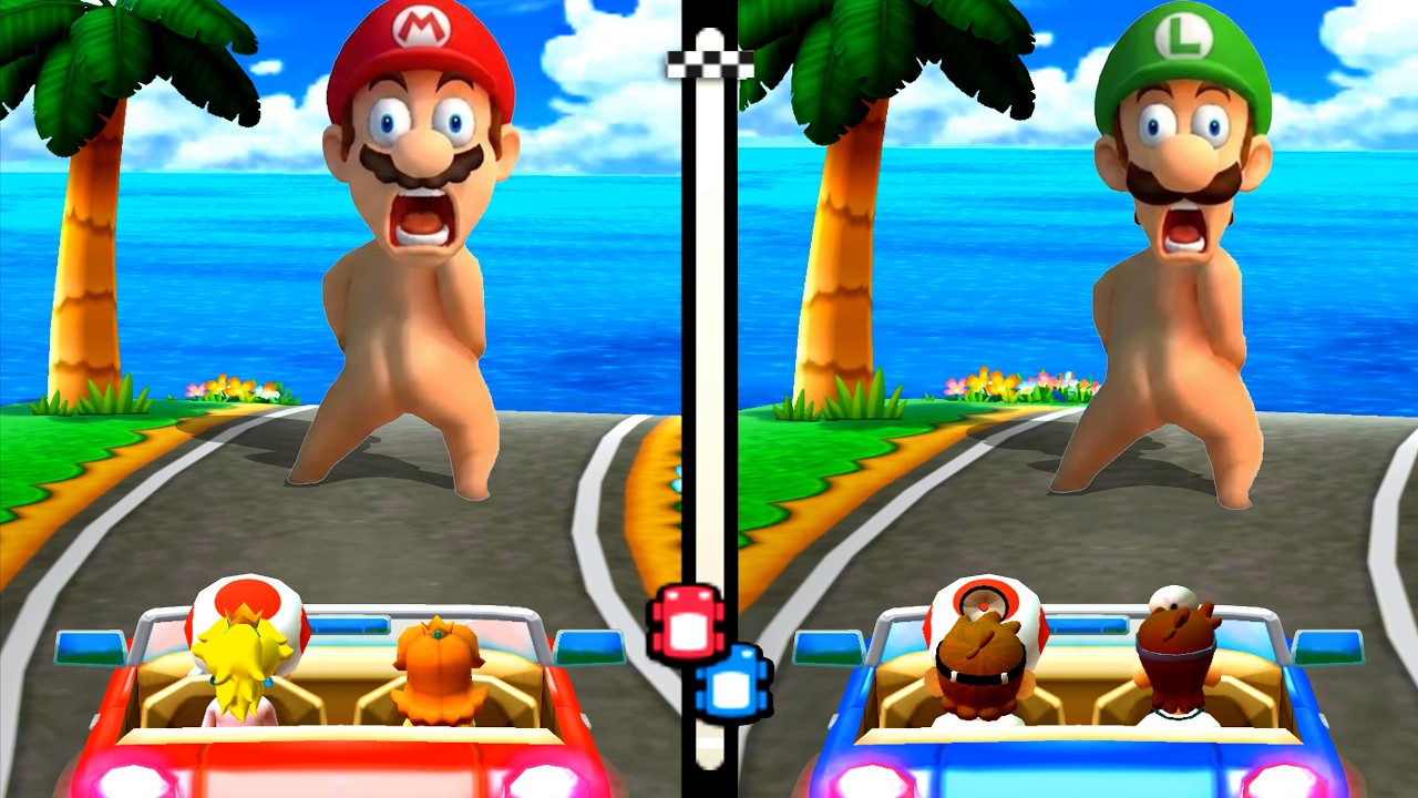 【マリオパーティ100ミニゲームコレクション】頂上決戦！ピーチ＆デイジー姫Vsマリオブラザーズ  (CPU最強 たつじん) 4K UHD (2160P)