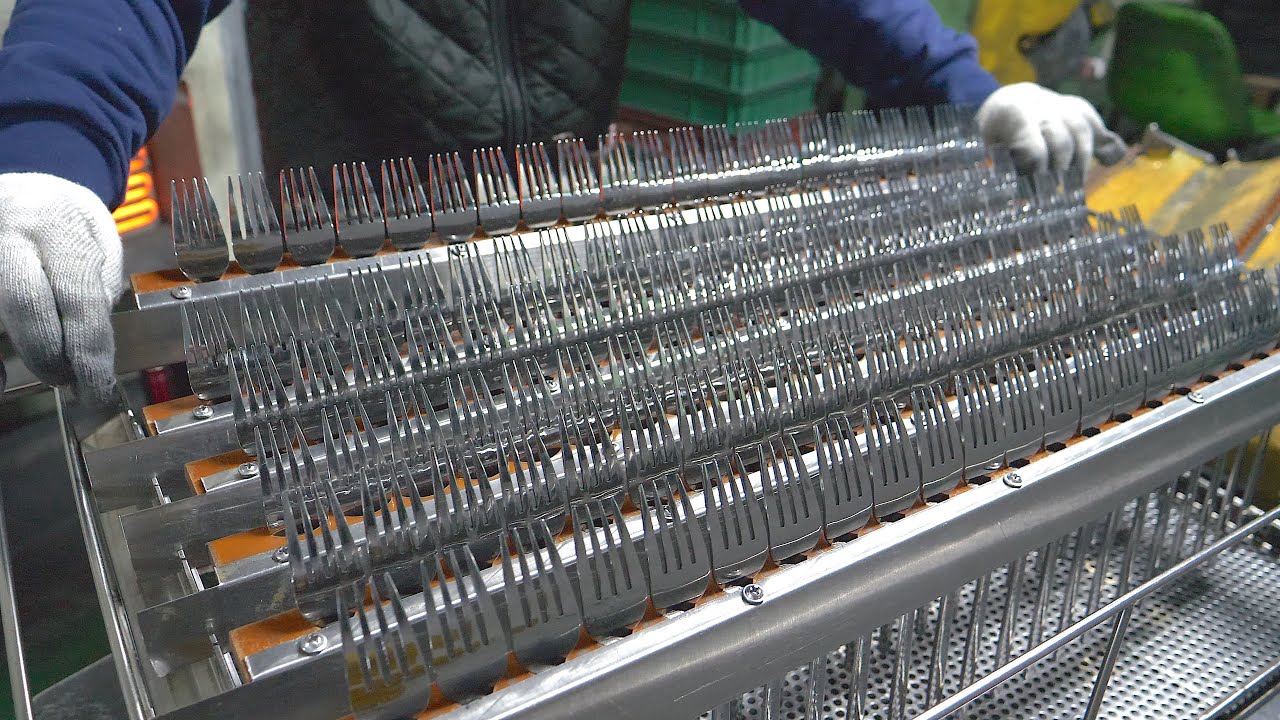 포크 만드는 과정. 한국의 포크 공장 I How to make a Korean fork