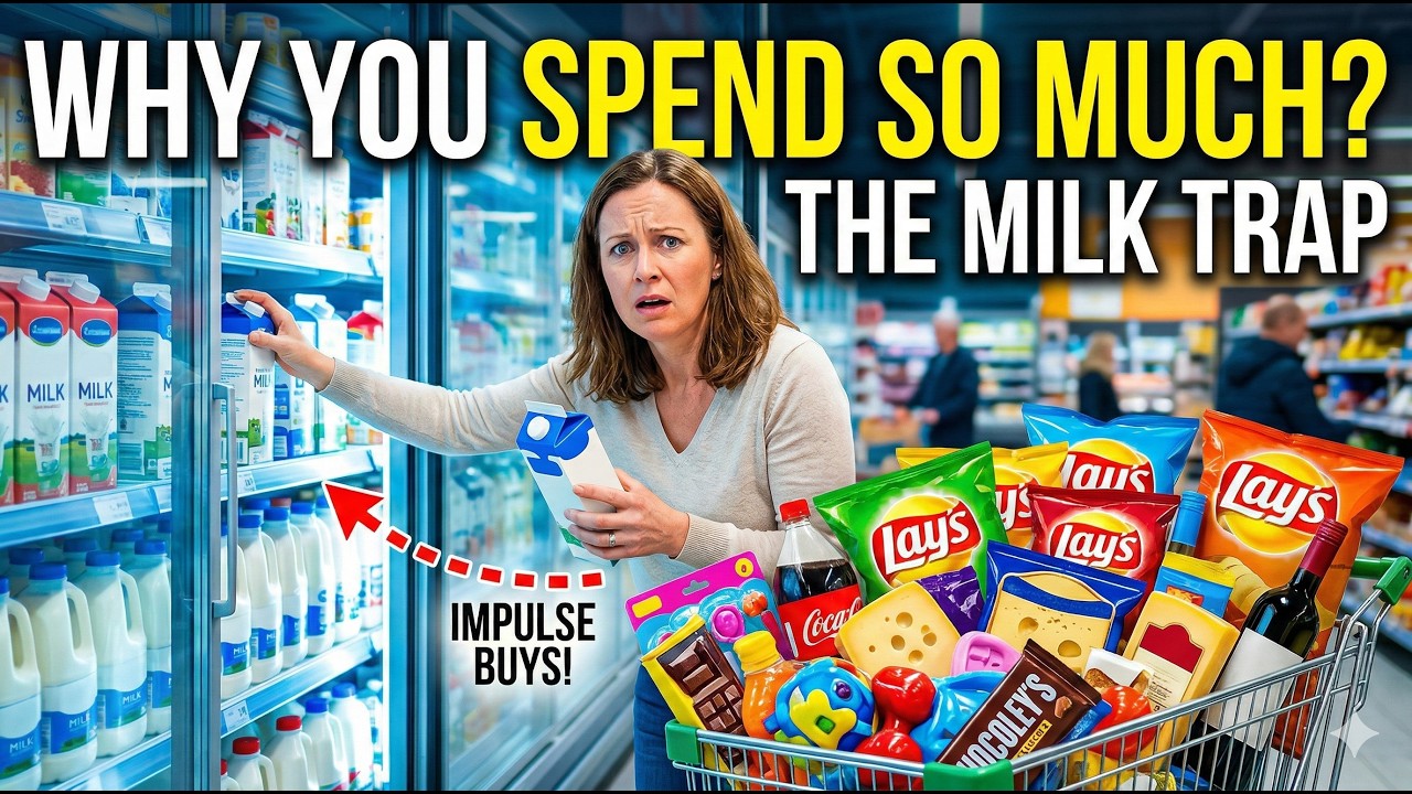 Why you spend so much when shopping? Milk trap exposed!