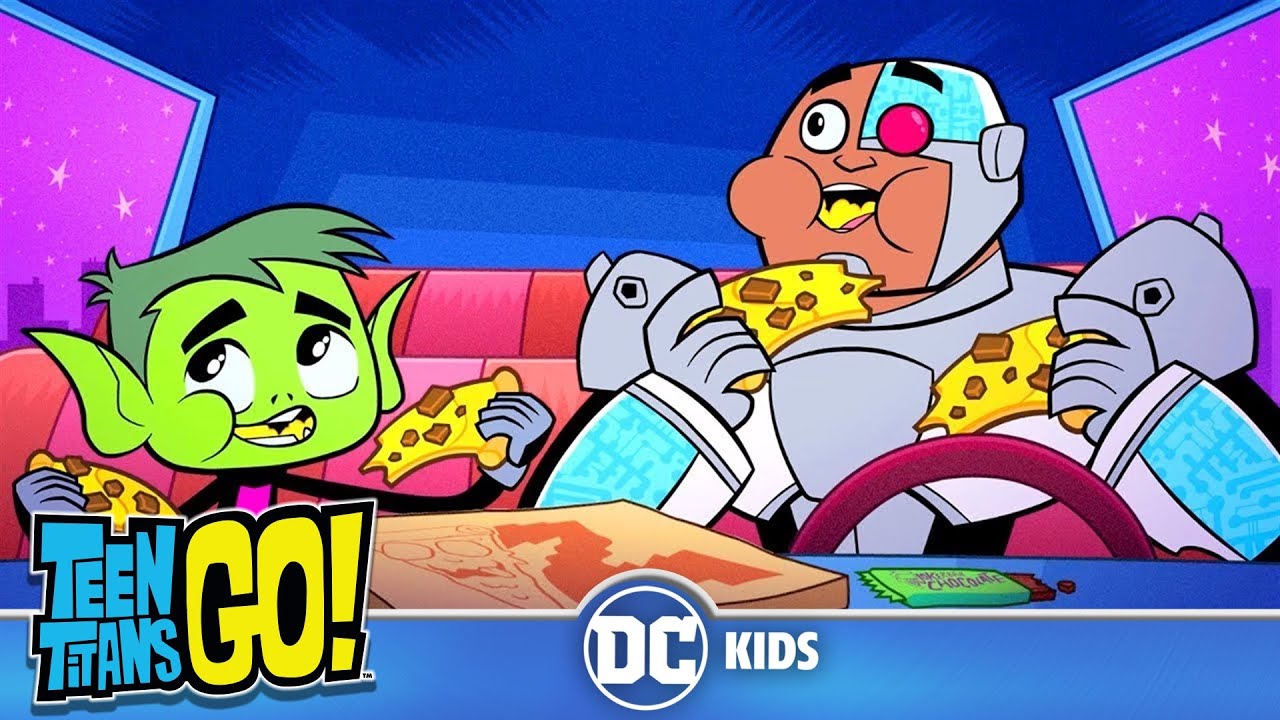 Teen Titans Go! KARAOKE | Stakeout! | @dckids