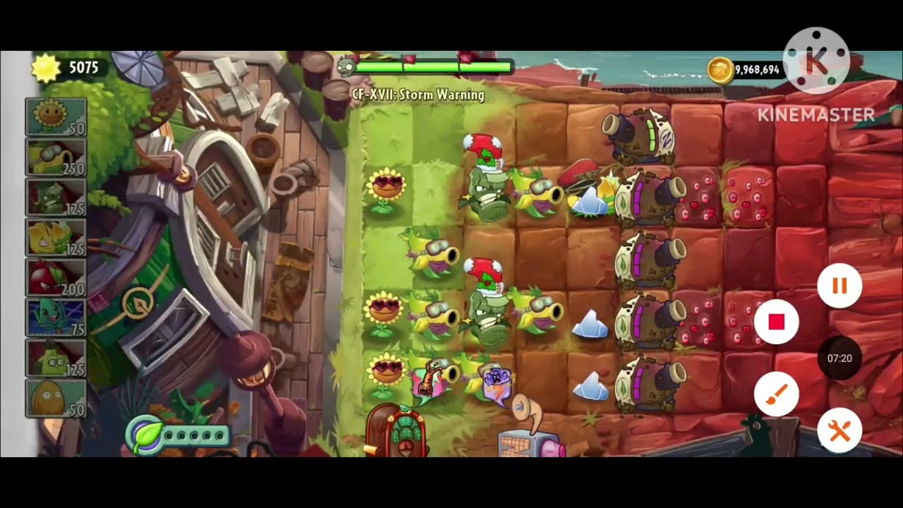 Plants vs zombies 2 Atverz Vll - Vlll Crimson Front Part 3 Part 1