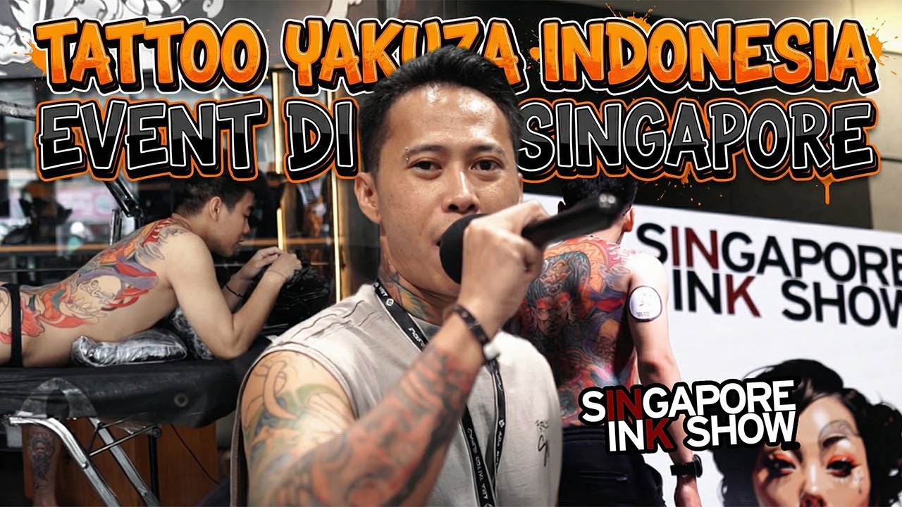 YAKUZA JAPANESE ORIENTAL STYLE CHALLENGE IN SINGAPORE (Singapore Ink Show part 1)