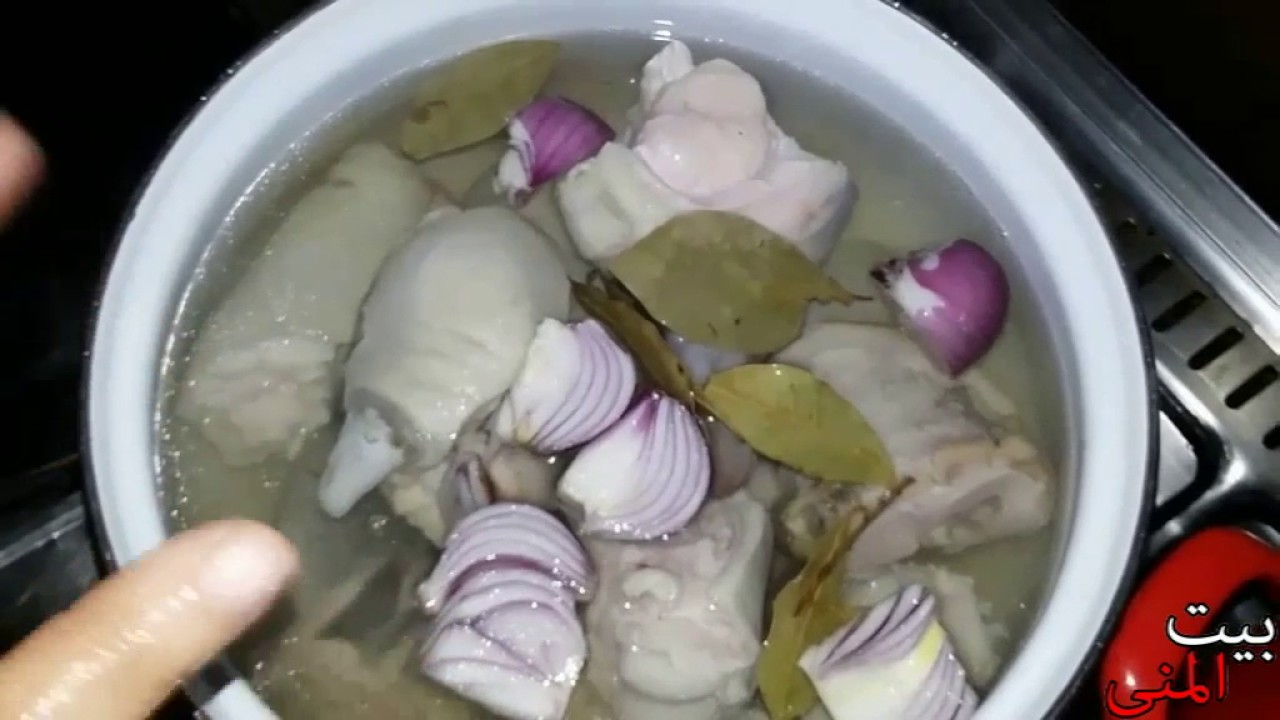 طريقة تنظيف و سلق الكوارع