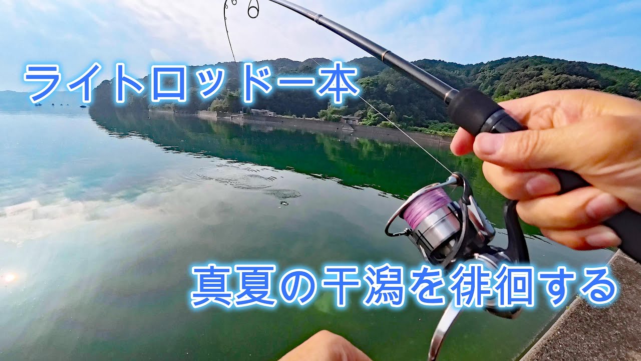 ライトロッド一本、夏の干潟を徘徊する[ブルーカレント]