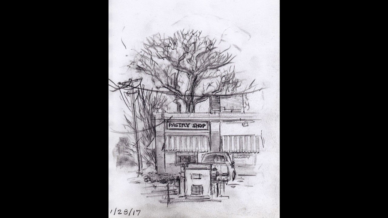 Boston sketchbook city scapes