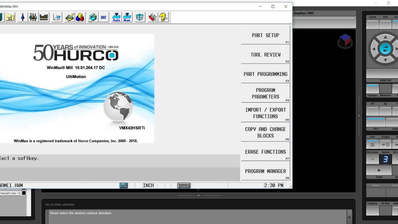 How To 3D IMPORT SOLID MODEL - Hurco WinMax CNC Control Demo