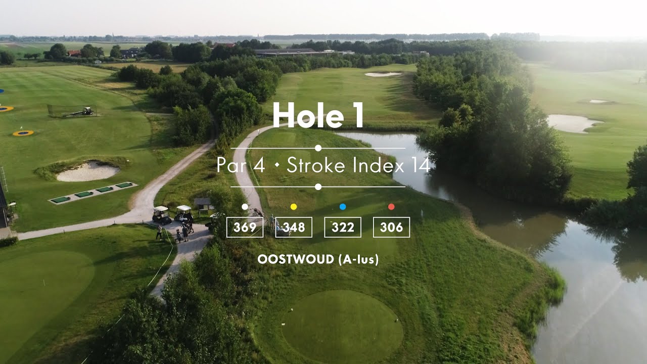 Golfbaan Bentwoud - OOSTWOUD - HOLE 1