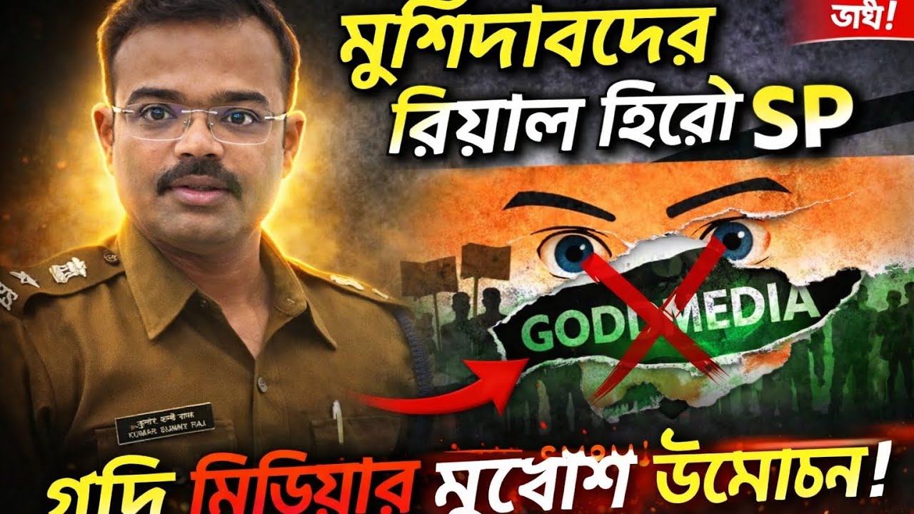মুর্শিদাবাদ এর রিয়াল হিরো SP ।গদি মিডিয়ার মুখোশ উন্মোচন।