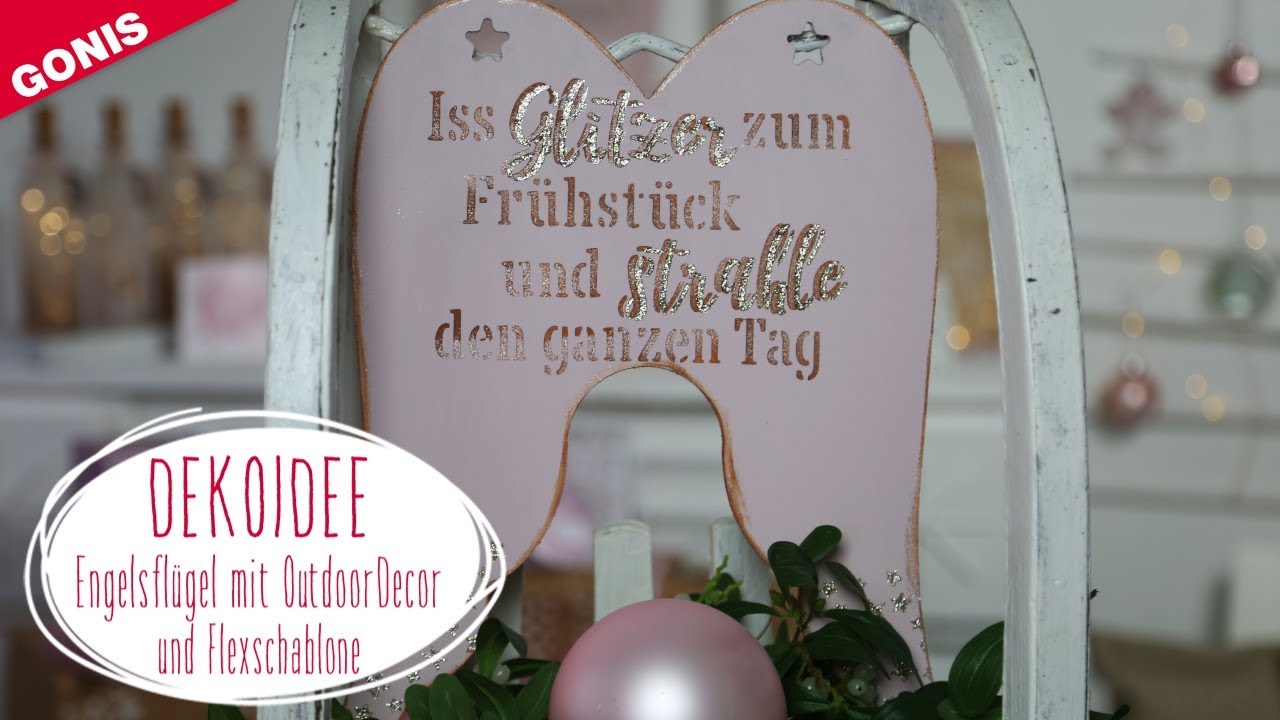 GONIS Dekoidee Engelsflügel gestalten