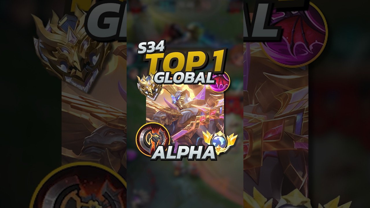 Альфа, процент побед 65%, сборка S34! Mobile Legends #mobilelegends #mlbb #gaming