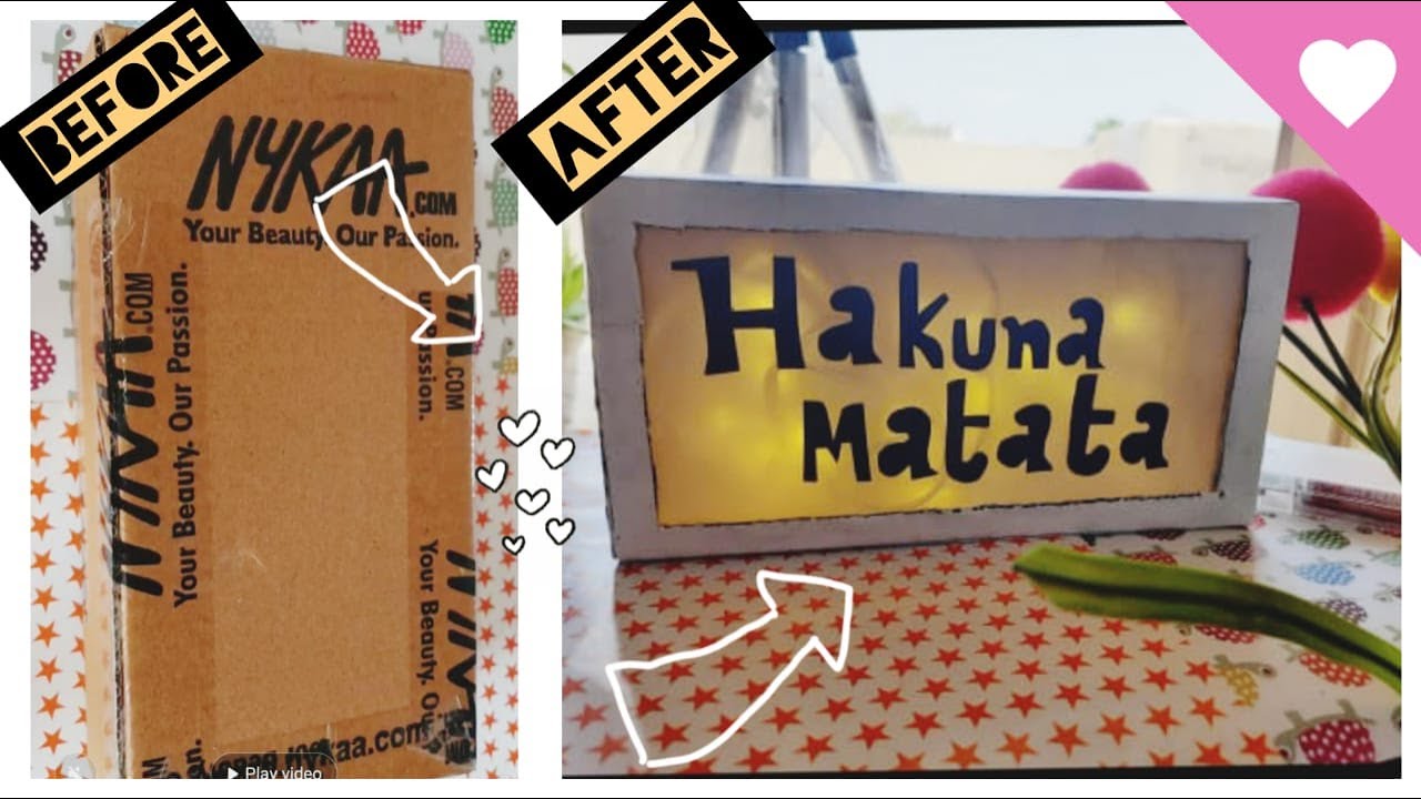 DIY | Lamp DESK DECOR || under Rs.100 | 