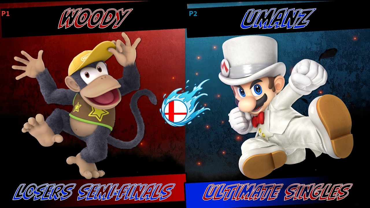 Rehydrating Smash #2 Losers Semi-Finals - Woody (Diddy Kong) VS. Umanz (Mario)