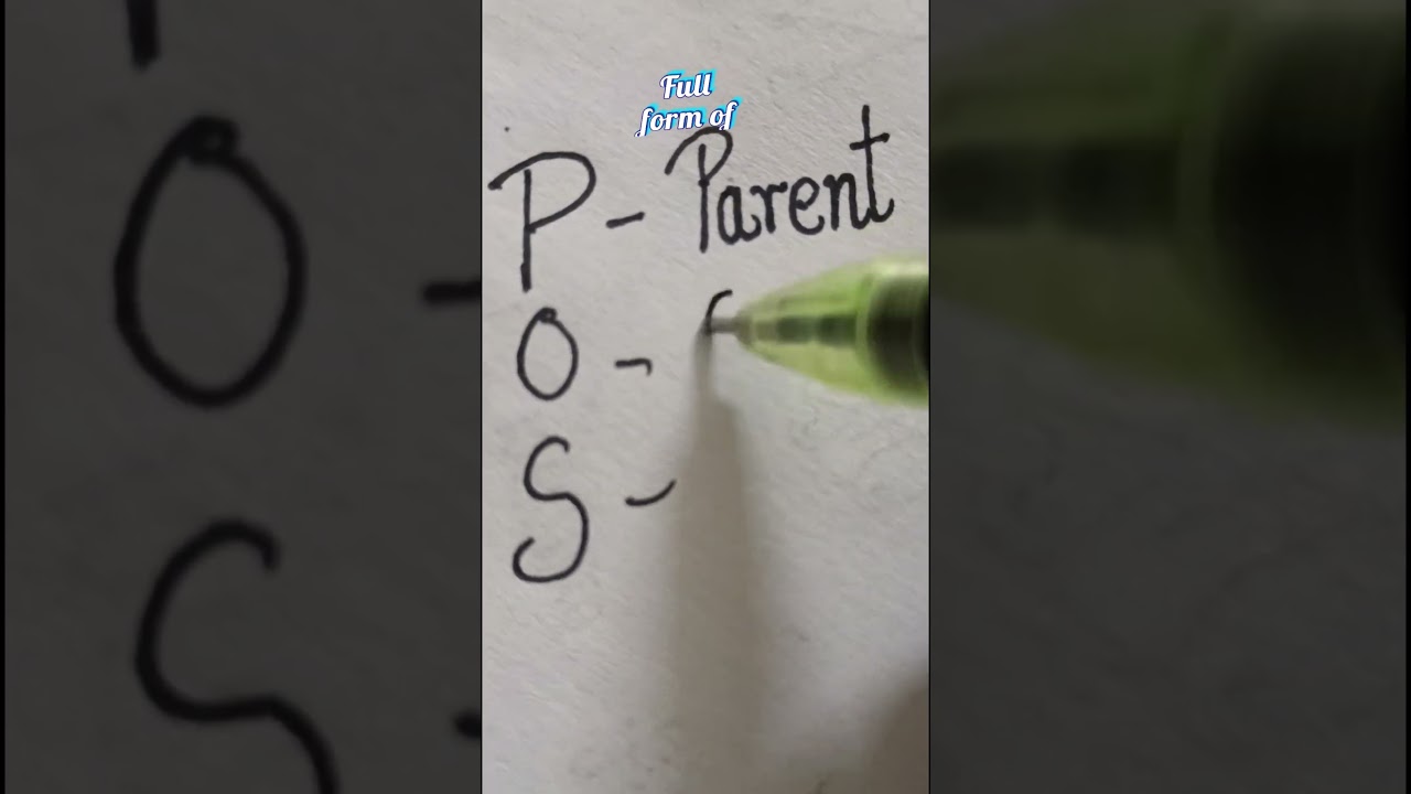 POS full form #shorts #learnenglish #fullform #learnfullforms #english #youtubeshorts #viral #short