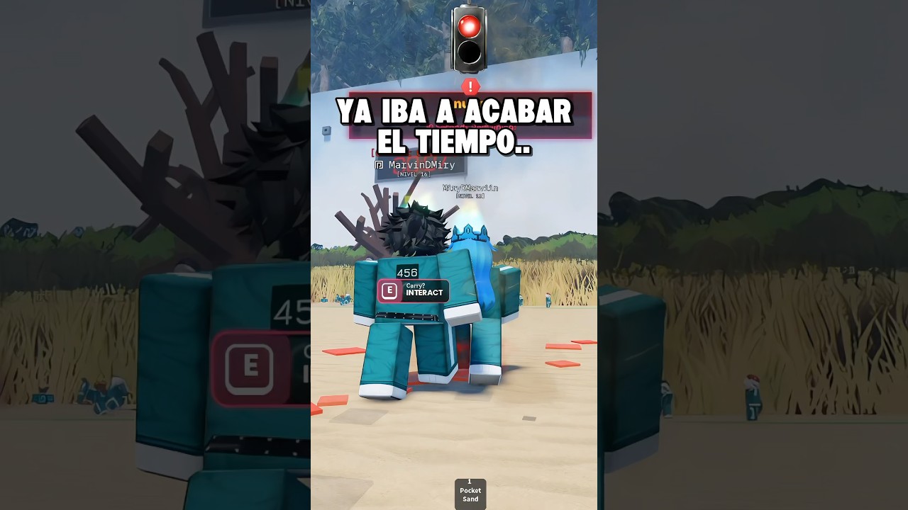 EL ME SALV&Oacute; 😭😱#roblox #pareja #squidgame #robloxtrend