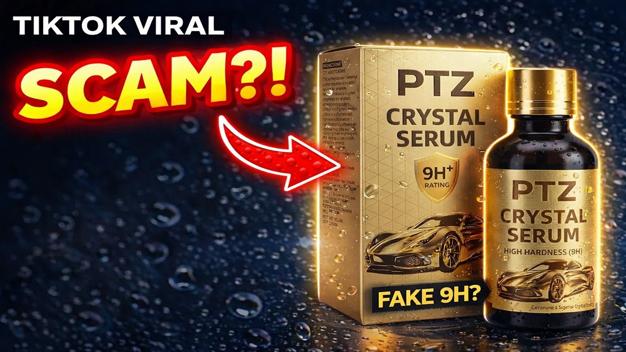 PTZ Crystal Serum Review &ndash; FAKE Ceramic Coating or Legit? 🚗💧 (Shocking Truth!)
