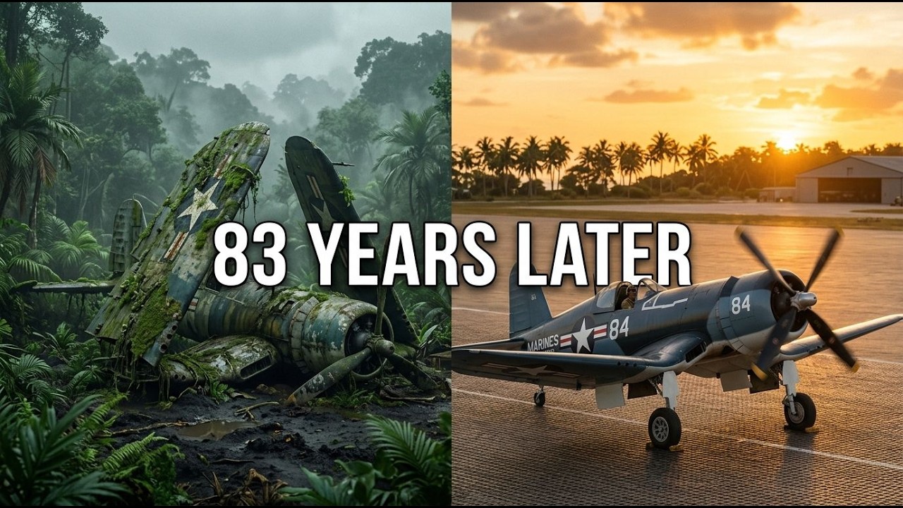 83 Years Later — Restoring a WWII F4U Corsair Lost in the Pacific Jungle Back to Flying Condition (A