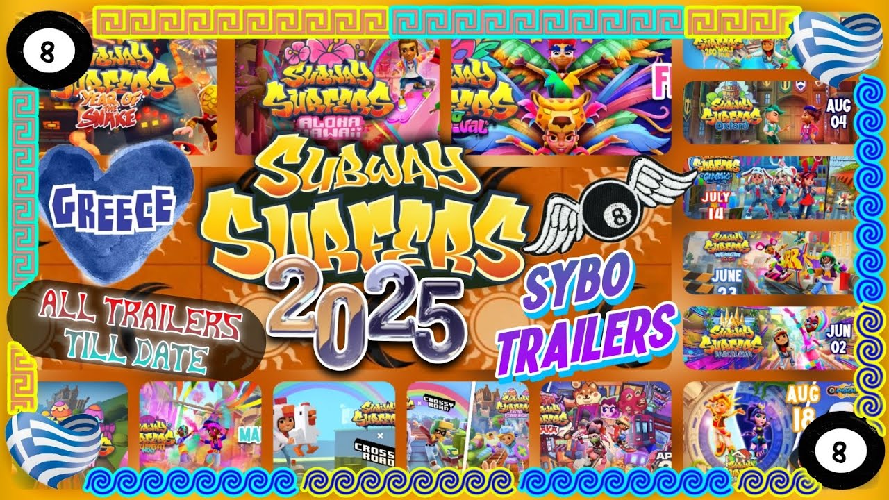Subway Surfers 2025 World Tour - All Trailers Till Date!