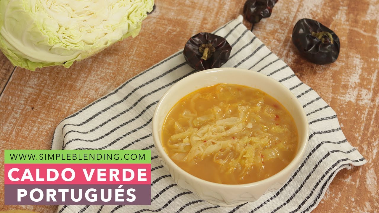 CALDO VERDE PORTUGU&Eacute;S | Receta f&aacute;cil de caldo verde | Caldo con robot Mycook Touch Taurus