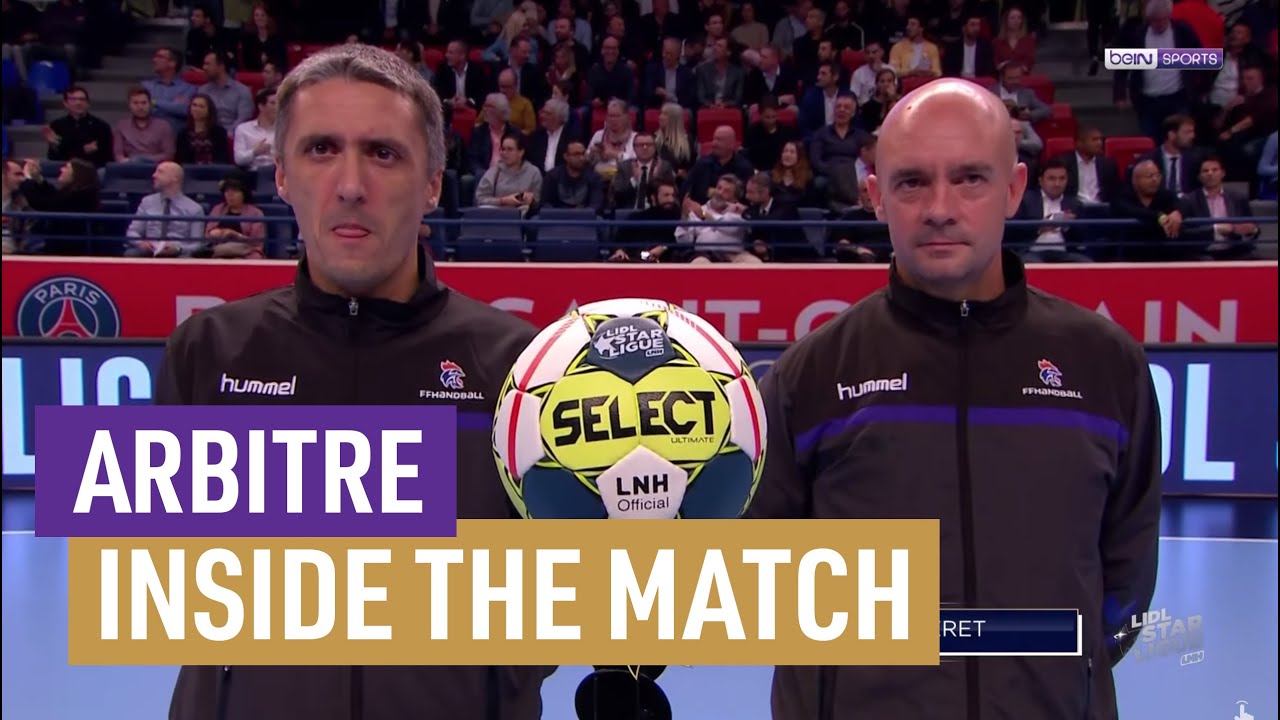 PSG/Chambéry en inside avec les arbitres